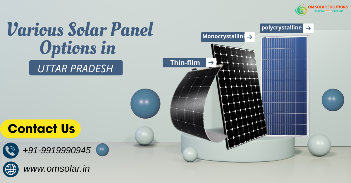 Various Solar Panel Options in Uttar Pradesh