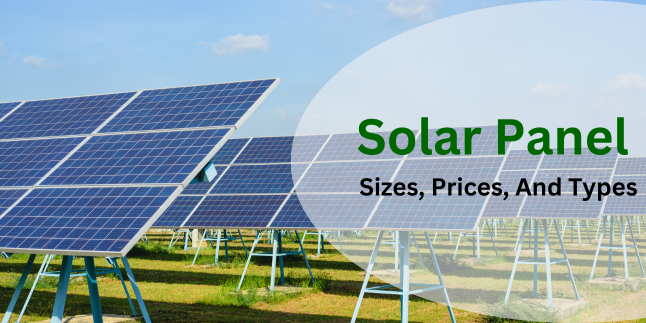 Solar Panel Sizes, Prices, And Types